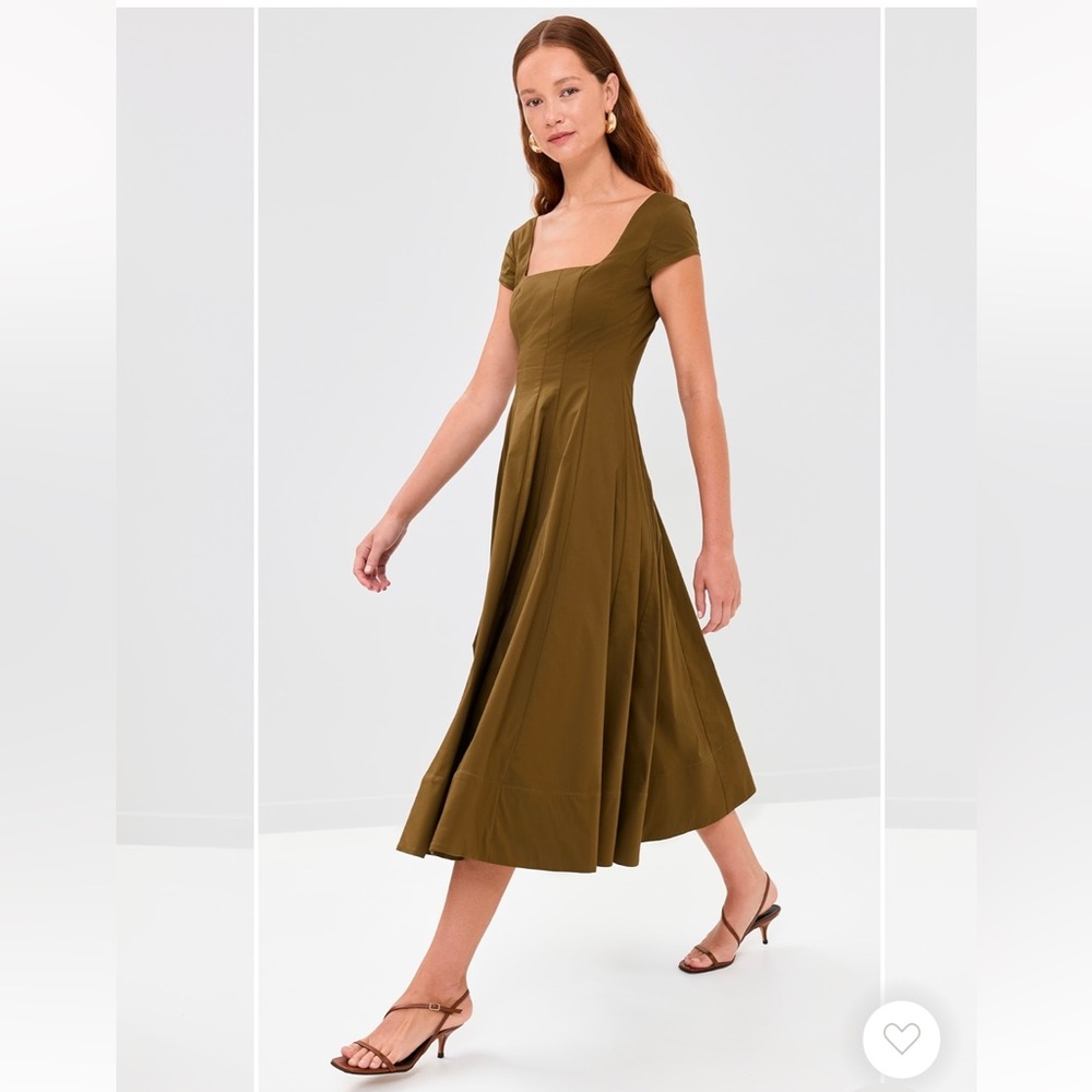 STAUD Wells Midi Dress